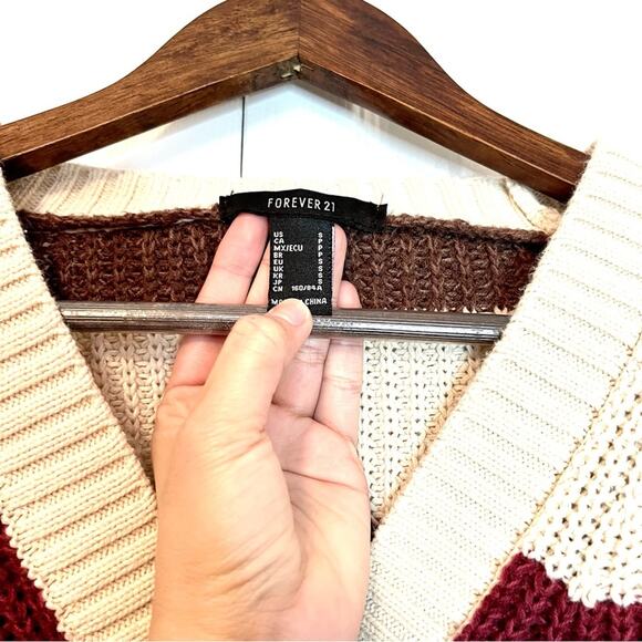 Forever 21 Striped Cardigan Sweater - Picture 9 of 9